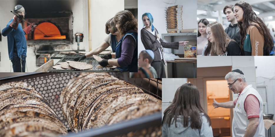 Готовимся к Песаху! Студенты проекта «Stars Днепр» посетили мацепекарню