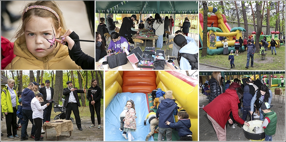 Лаг Ба Омер 5783 в Днепре: большой общинный праздник – детские аттракционы. Фоторепортаж