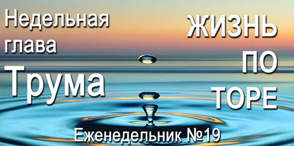 Еженедельник «Жизнь по Торе» для общин «Бней Ноах» в Украине на недельную главу «Трума»