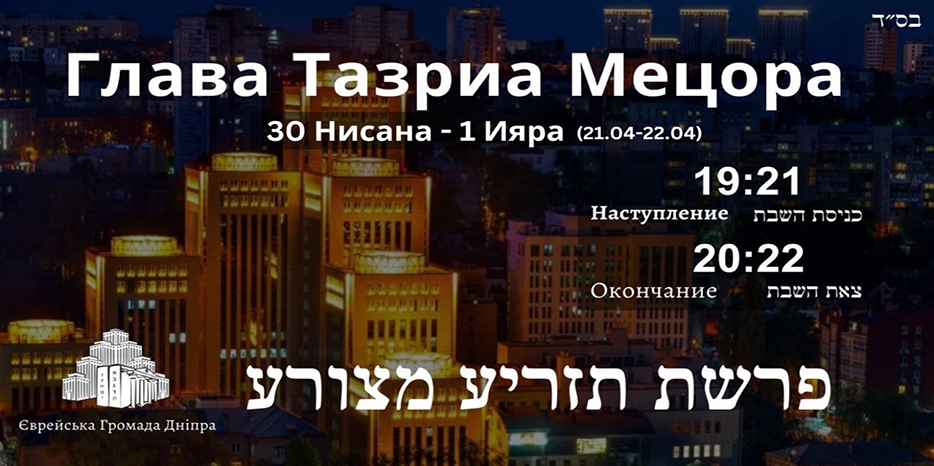 Время зажигания субботних свечей