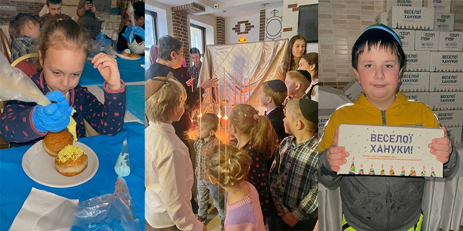 Ханука 5783 в Днепре: Участники программы JBBBS «розсіювали пітьму»