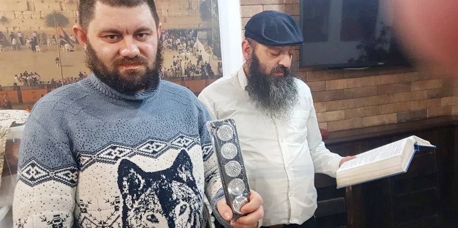 Церемония «Пидьон а-Бен» прошла в синагоге «Альтер Шил»