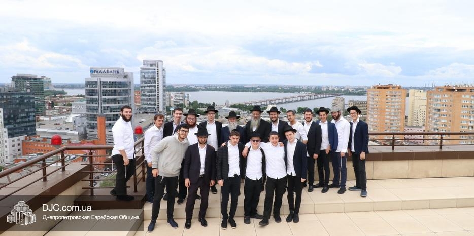 Студенты бразильской иешивы из города Сан-Паулу побывали у Главного раввина Днепра Шмуэля Каминецкого