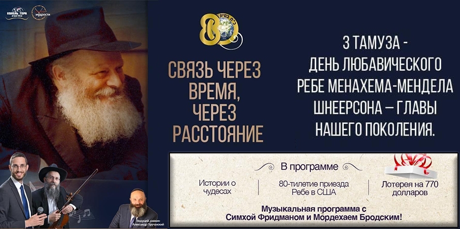 В День Ребе – большое онлайн-мероприятие от «Колель Тора»