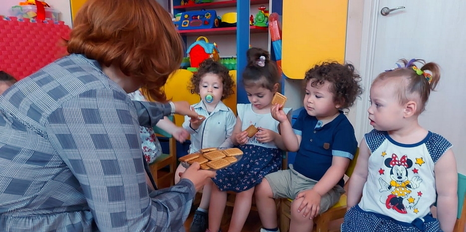 Фарбренген к 12-13 Тамуза в ясельках «Илана»