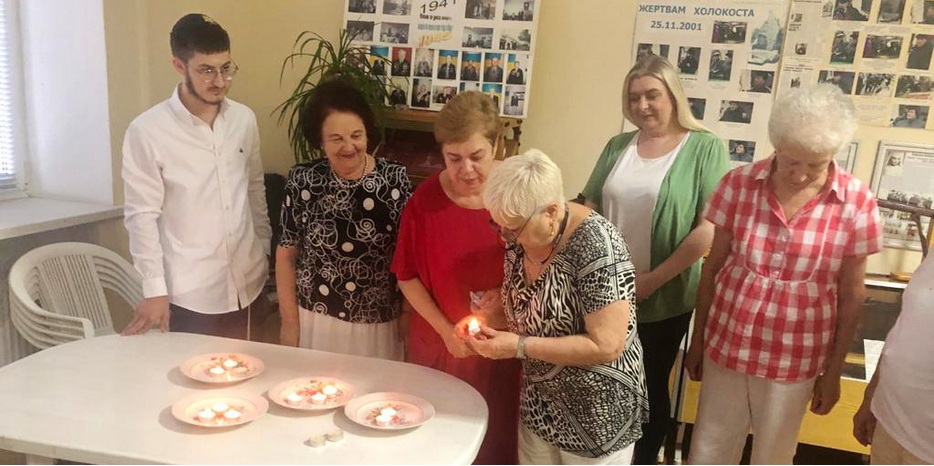 Первый Шабат в еврейской общине Никополя с новым раввином