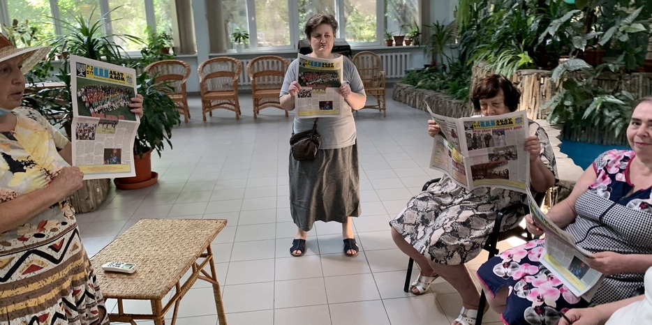 В «Бейт Барух» прошла презентация августовской газеты «Шабат Шалом»