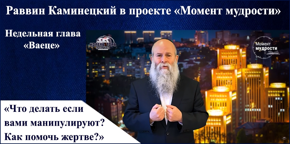Видеоурок раввина Шмуэля Каминецкого в проекте «Момент мудрости» к недельной главе «Ваеце»