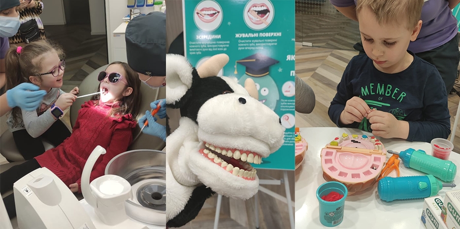 Первоклассники побывали в «детской стоматологической академии»