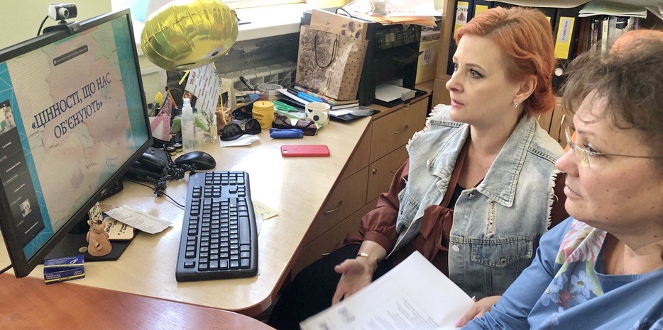 В еврейской школе прошла online презентация Проекта года «Цінності – крокуємо далі»