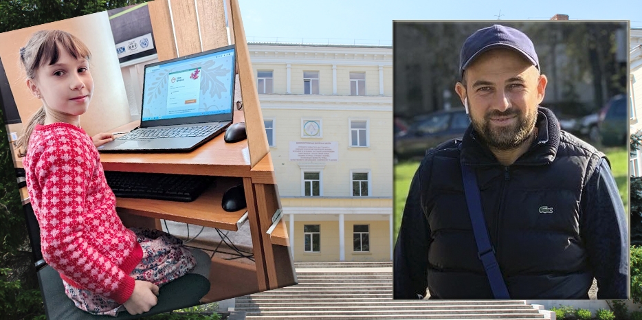 Еврейская школа Днепра выражает благодарность господину Юрию Никитенко за подарок для своей ученицы