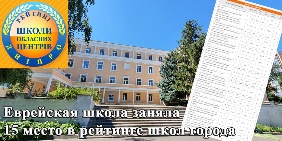 Еврейская школа вошла в двадцатку лучших школ города