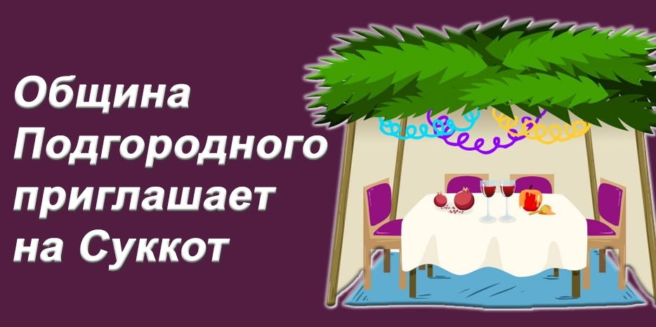 В Подгородном отметить праздник Суккот можно в общественном шалаше