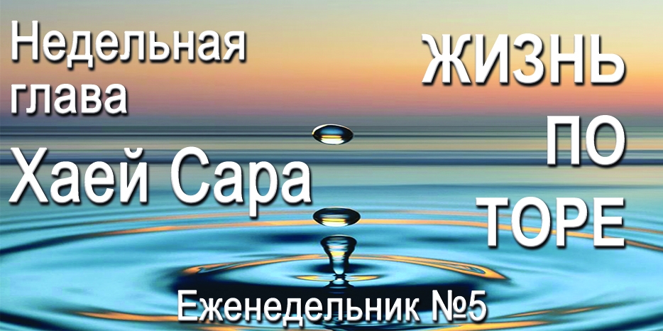 Еженедельник «Жизнь по Торе» для общин «Бней Ноах» в Украине на недельную главу «Хаей Сара»