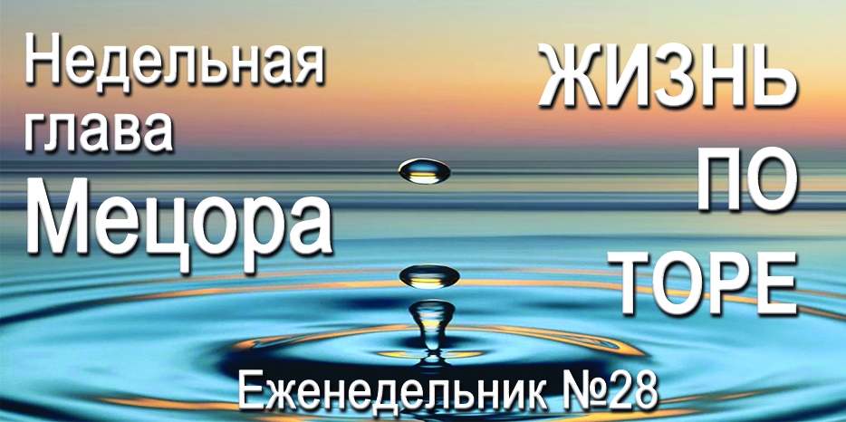 Еженедельник «Жизнь по Торе» для общин «Бней Ноах» в Украине на недельную главу «Мецора»