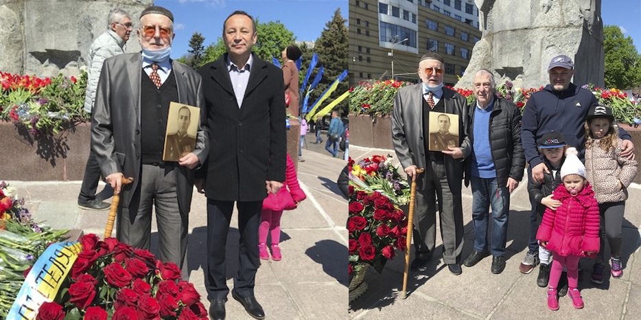 Еврейская община Днепра возложила цветы к монументу «Вечная Слава»