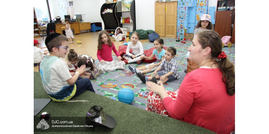 В «Kids Zone» прошел детский фарбренген в честь 12 тамуза