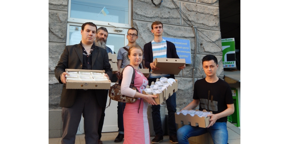 Кошерные продукты доставлены в центры приема беженцев