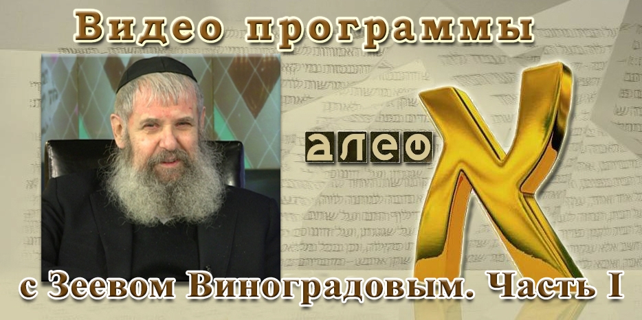 Зеев Виноградов в программе «Алеф». Часть I