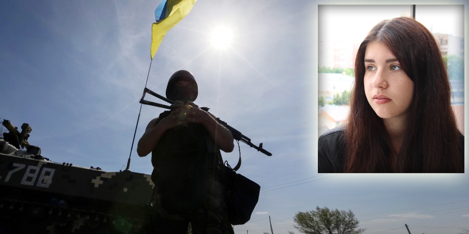 Ученица еврейской школы в гостях у разведчиков Национальной гвардии