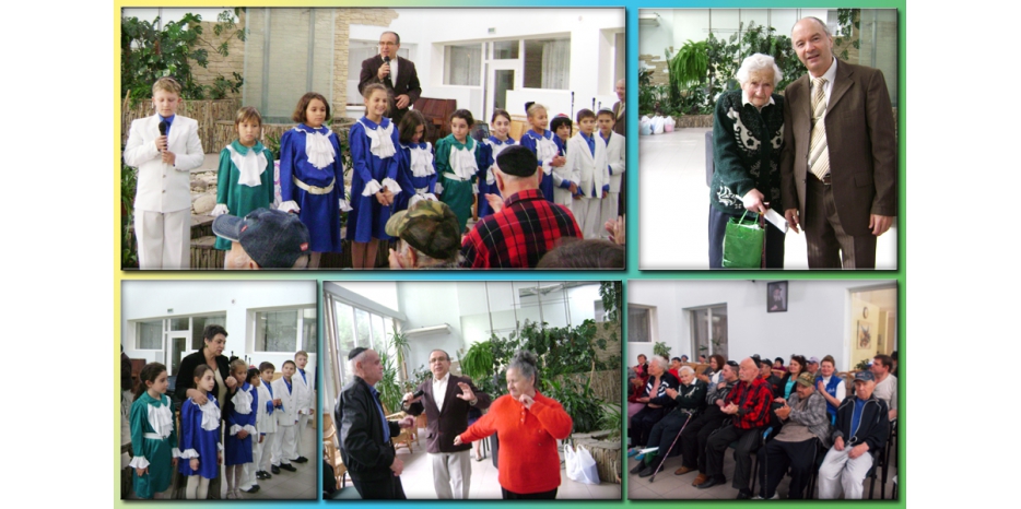 «Голдене киндерлах» дали новогодний концерт для жильцов «Бейт Барух»