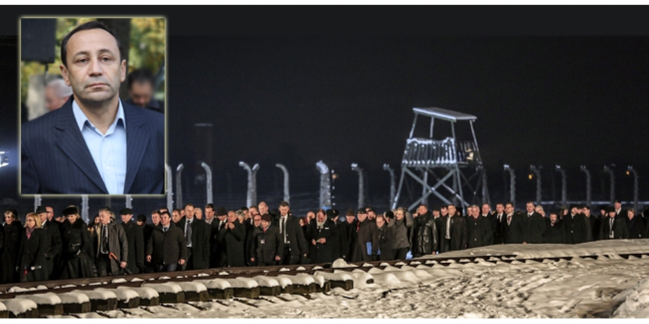 На церемонии в Аушвице евреев Днепропетровска представлял Игорь Романов