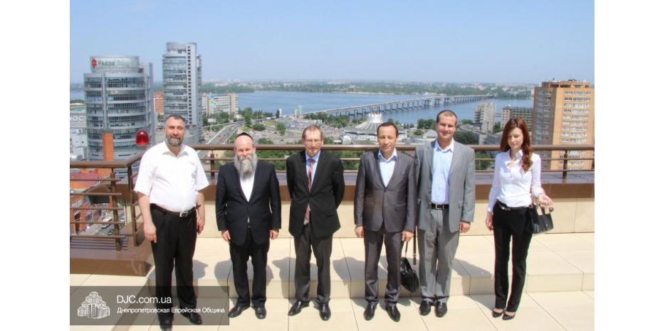 Посол Эстонской республики в Украине посетил еврейскую общину Днепропетровска