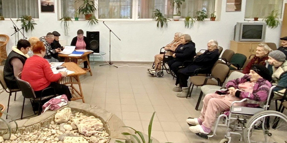 В Доме для пожилых людей отметили Новый год деревьев