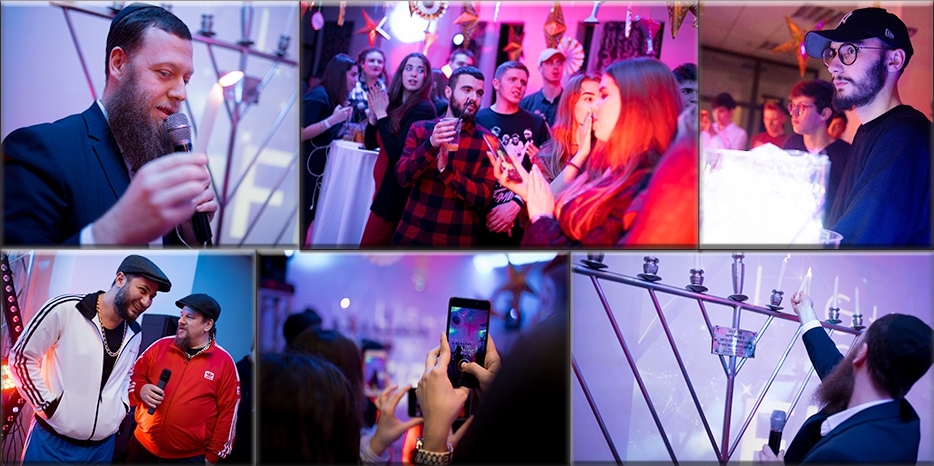 Ханука в STL завершилась вечеринкой с коктейлями и диджеем