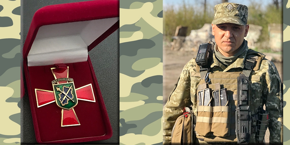 Капитан Павел Хазан награжден высшей наградой командования «Операции Объединенных Сил»