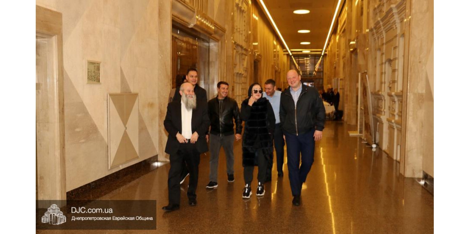 Любовь Успенская посетила еврейскую общину Днепра