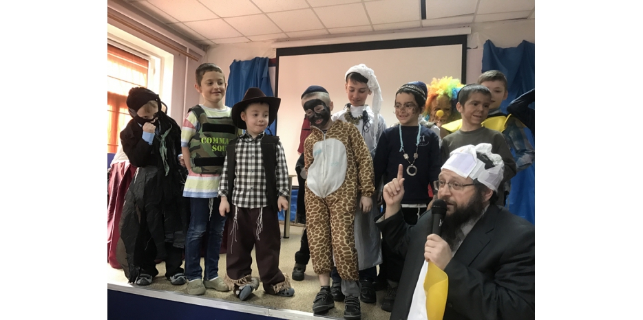 «Пурим Днепр 5777»: как в иешиве-ктана Шушан Пурим праздновали