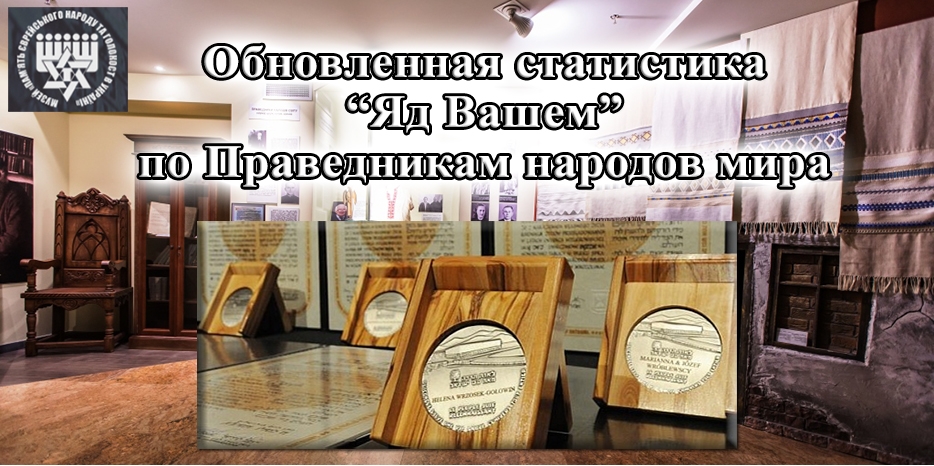 «Яд Вашем» опубликовал обновленную статистику о Праведниках Народов Мира