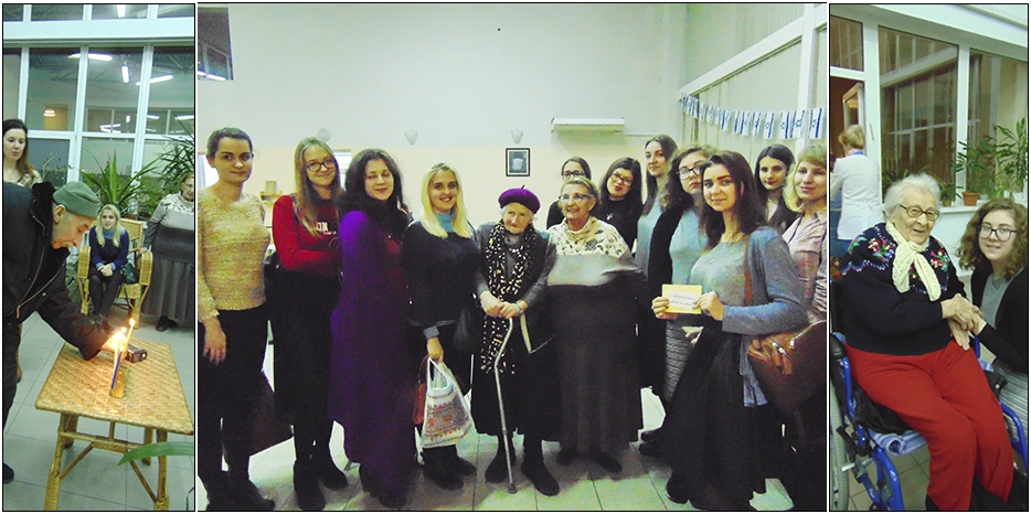 «Бейт Хана» поздравила жильцов Дома «Бейт Барух» с Ханукой