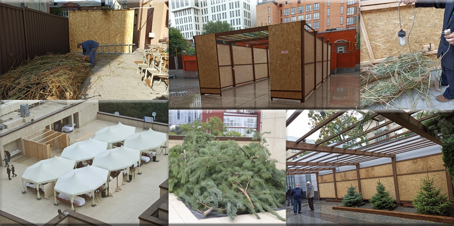 Завершается подготовка к празднику Суккот – в Днепре построены шалаши