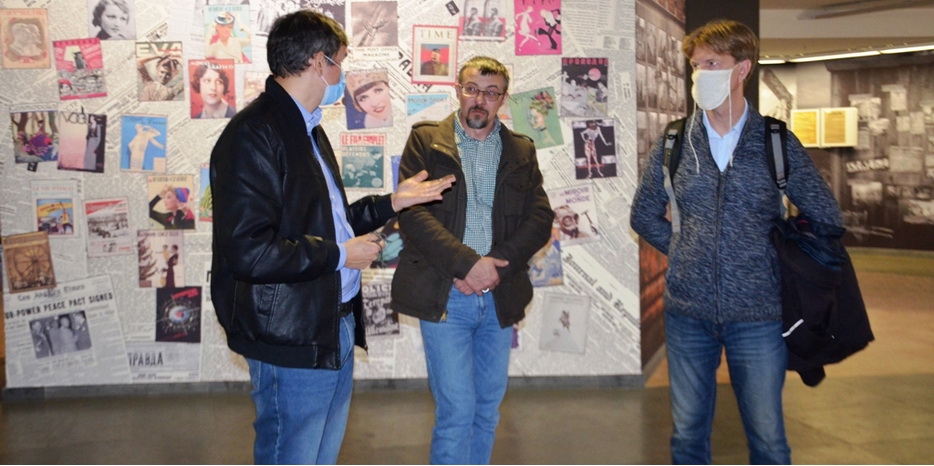 Еврейский Музей Днепра посетил директор львовского музея-мемориала «Тюрма на Лонцького»