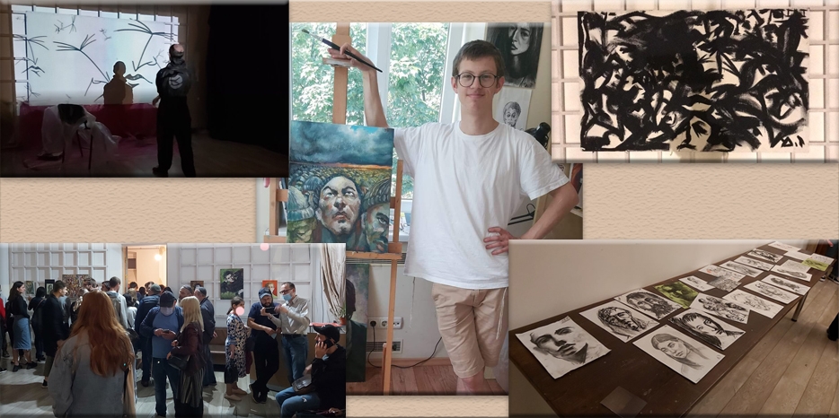 В Днепре открылась первая персональная выставка Давида Мальцева