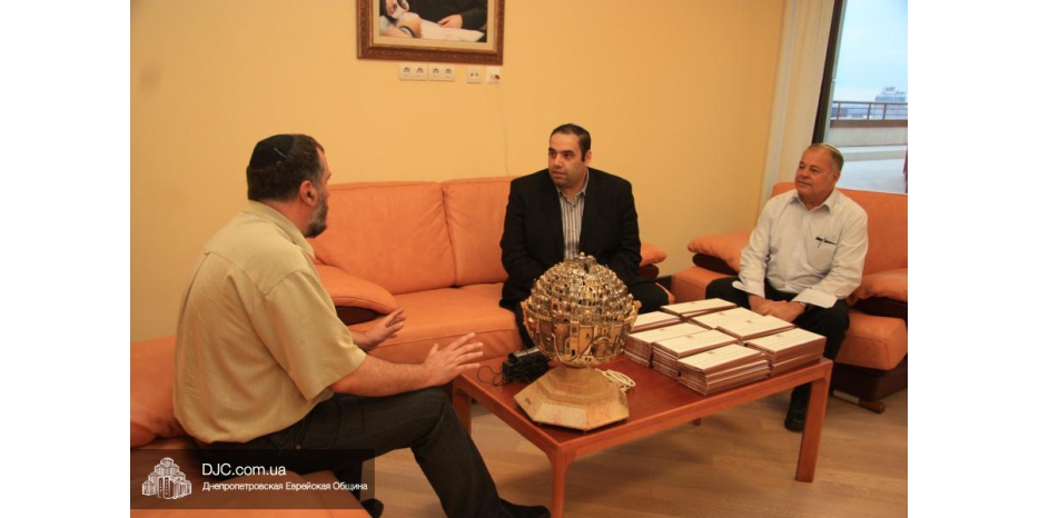 Главный редактор «Аруц Шева» посетил Днепропетровск для определения перспектив развития информационной сети
