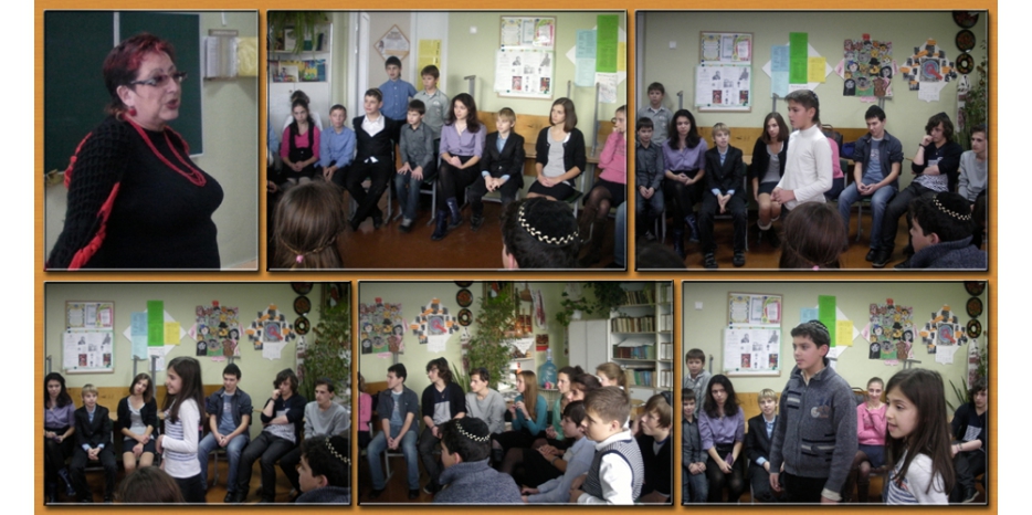 В еврейской школе прошла «Литературная гостиная»