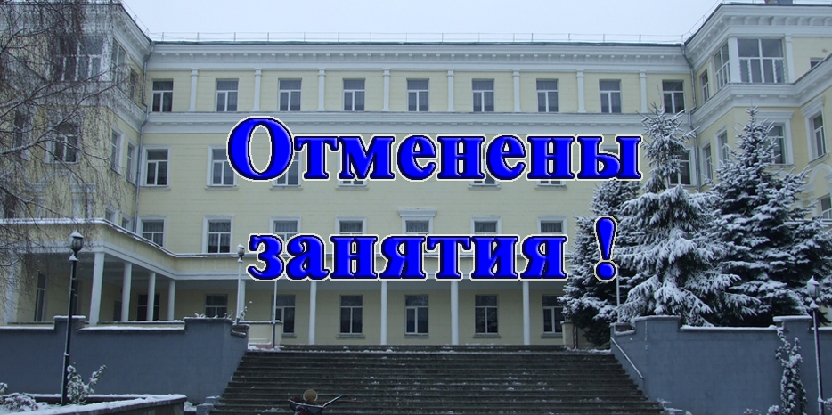 Занятия в школе приостановлены!