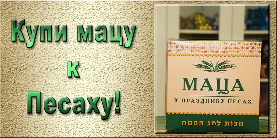 За мацой – в синагогу и в «Менору»