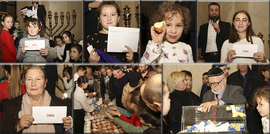 Первая свеча Хануки в «Меноре». Концерт и лотерея