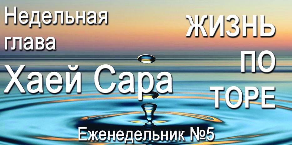 Еженедельник «Жизнь по Торе» для общин «Бней Ноах» в Украине на недельную главу «Хаей Сара»
