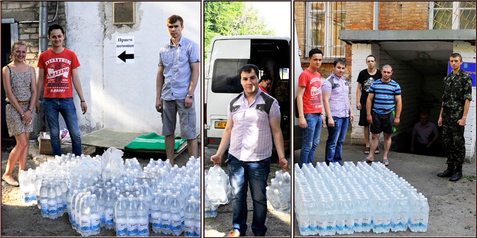 «БИГ» пополнил водные ресурсы днепропетровского центра помощи беженцам и военного госпиталя