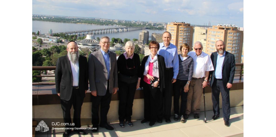 Визит делегации руководства «Объединения комитетов защиты евреев в странах бывшего СССР» в Днепропетровск