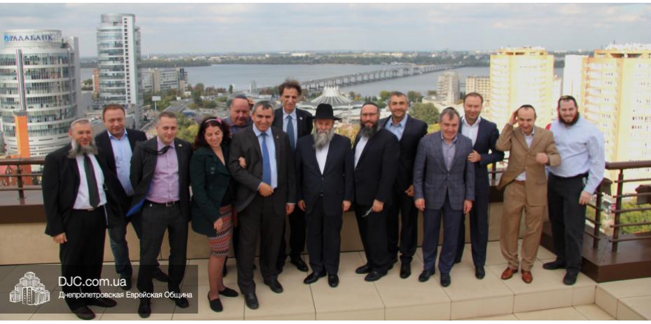 Израильский министр Зеев Элькин посетил Днепр