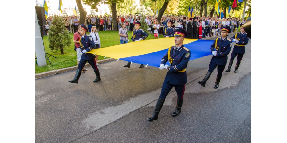 Еврейская община приняла участие в праздновании Дня Флага