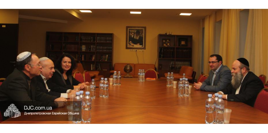 Визит Натана Щаранского в Днепропетровск