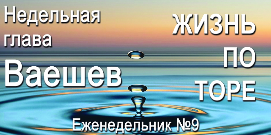 Еженедельник «Жизнь по Торе» для общин «Бней Ноах» в Украине на недельную главу «Ваешев»